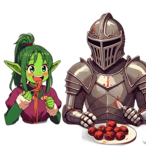 food, robot, weapon, sword, pixel art, concept art, fantasy art, 3d render transparent PNG cut-out