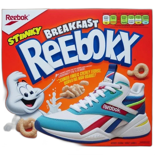 shoes, food, cartoon, ghost, holds, spoonful, ring-shaped, cereal transparent PNG cut-out