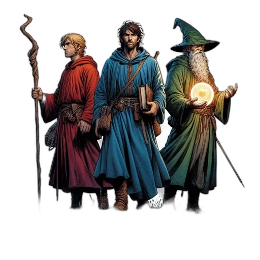 staff, sword, fantasy art, concept art, pixel art, comic book art, fire, three transparent PNG cut-out