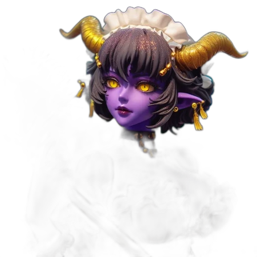 mask, face, staff, crown, fantasy art, concept art, pixel art, photorealistic transparent PNG cut-out