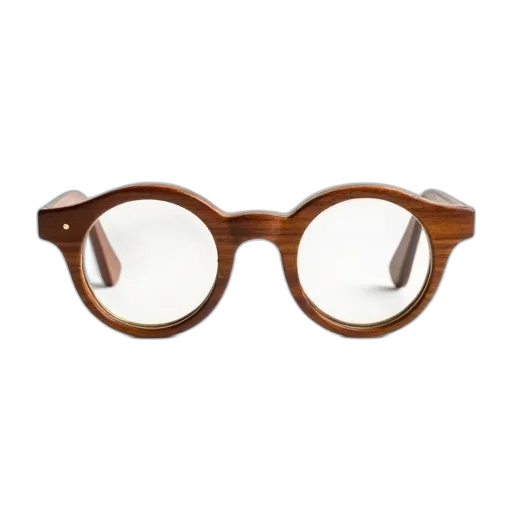 furniture, 3d render, earth tones, pair, vintage-style, glasses, wooden, frames transparent PNG cut-out