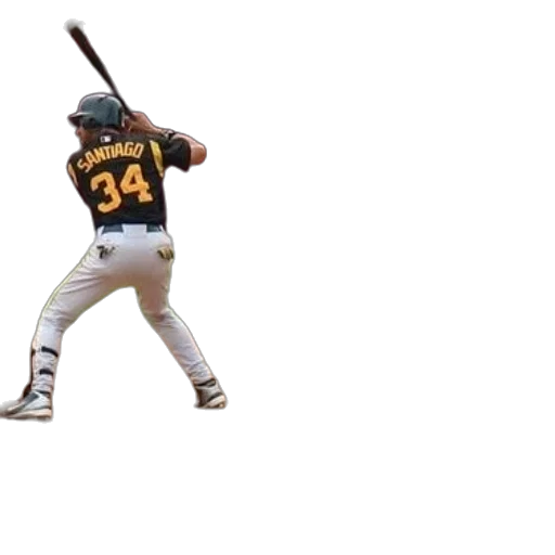 weapon, baseball, player, name, santiago, his, jersey, bat transparent PNG cut-out