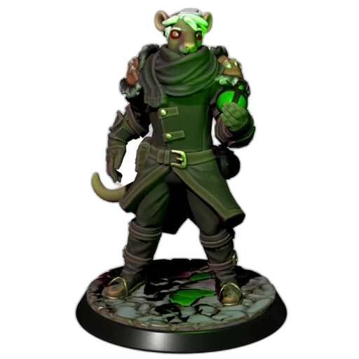 staff, creature, concept art, fantasy art, 3d render, green, glowing, anthropomorphic transparent PNG cut-out