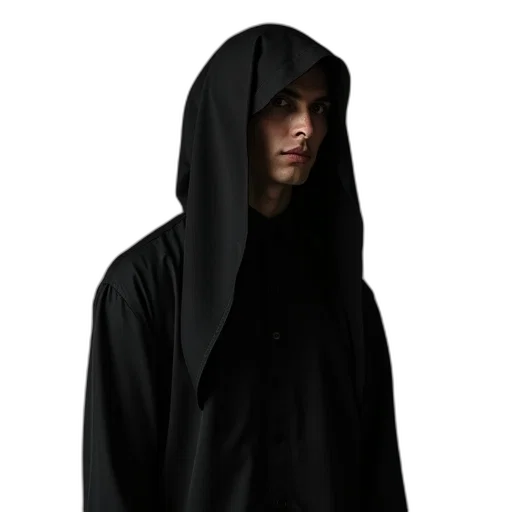 jacket, staff, dress, face transparent PNG cut-out