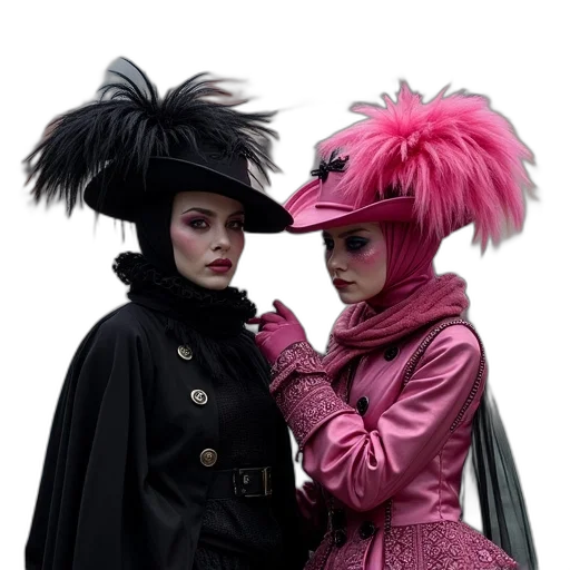 hat, jacket, umbrella, mask transparent PNG cut-out
