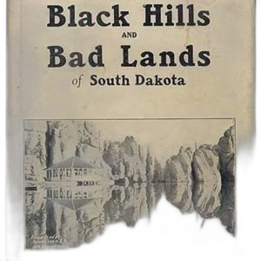 cover, book, titled, black, hills, bad, lands, south transparent PNG cut-out