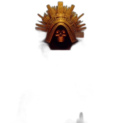 crown, staff, mask, weapon, concept art, 3d render, pixel art, photorealistic transparent PNG cut-out