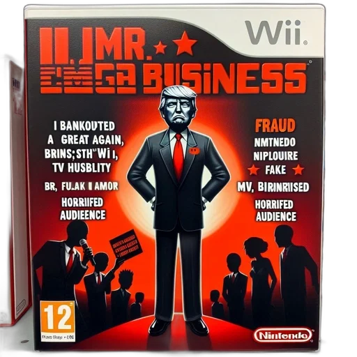 3d render, concept art, cover, features, business, game, wii, platform transparent PNG cut-out