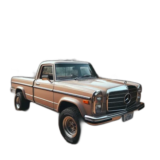 car, weapon, photorealistic, 3d render, concept art, pixel art, vintage, mercedes-benz transparent PNG cut-out