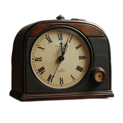 furniture, 3d render, photorealistic, radio, play, image, clock, words transparent PNG cut-out