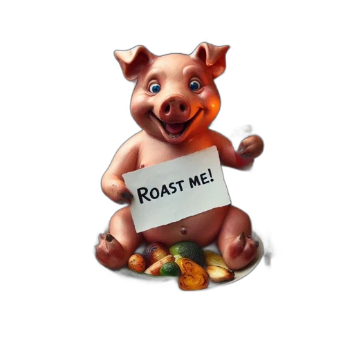 food, animal, robot, creature, 3d render, photorealistic, concept art, anthropomorphic transparent PNG cut-out
