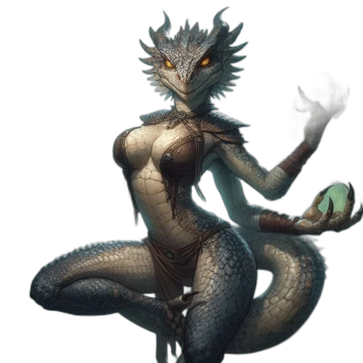 dragon, creature, staff, animal, concept art, fantasy art, pixel art, 3d render transparent PNG cut-out