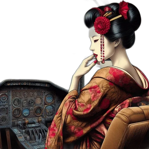 dress, cyberpunk, comic book art, photorealistic, concept art, outer space, red, woman transparent PNG cut-out