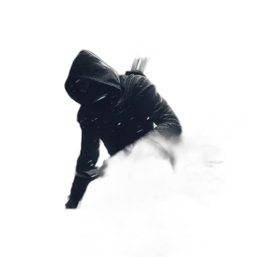 jacket, dragon, mask, creature, concept art, photorealistic, fog, outer space transparent PNG cut-out