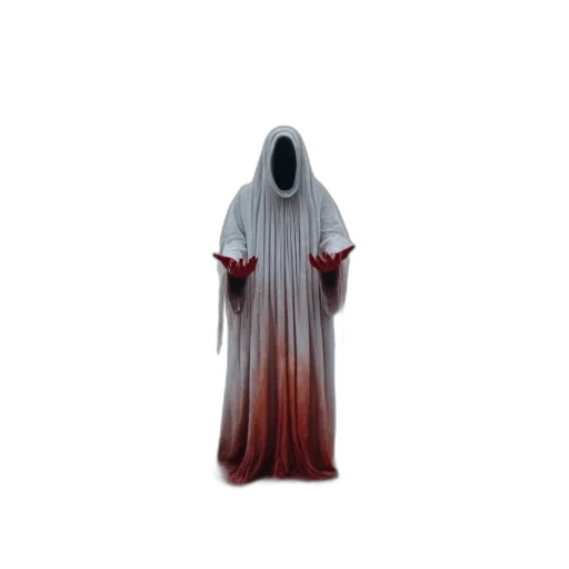 dress, jacket, creature, mask, concept art, 3d render, pixel art, fantasy art transparent PNG cut-out