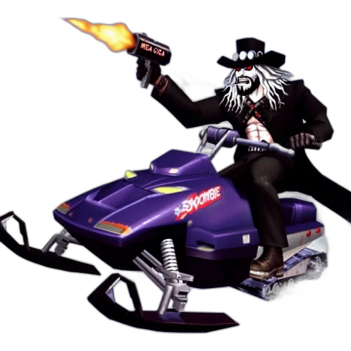 weapon, robot, car, concept art, figure, rides, blue, snowbie transparent PNG cut-out