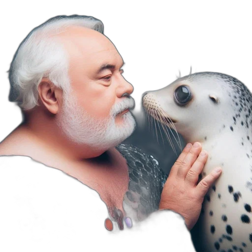 animal, creature, mask, photorealistic, vaporwave, oil painting, fantasy art, underwater transparent PNG cut-out