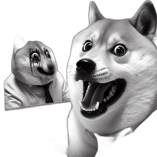 animal, creature, face, mask, photorealistic, concept art, 3d render, cartoon transparent PNG cut-out