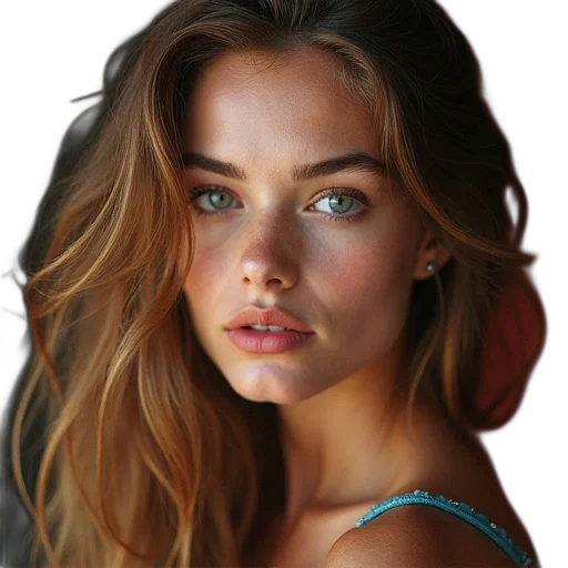 face, jewelry, hair, crown transparent PNG cut-out