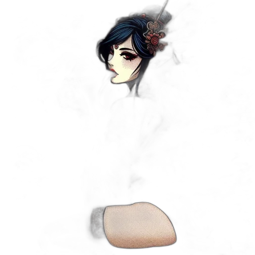 mask, staff, face, hat, concept art, anime, pixel art, fantasy art transparent PNG cut-out