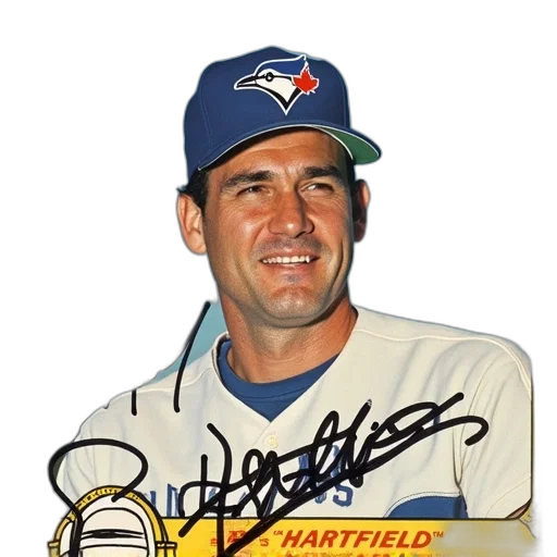 vintage, baseball, card, featuring, roy, hartfield, former, toronto transparent PNG cut-out