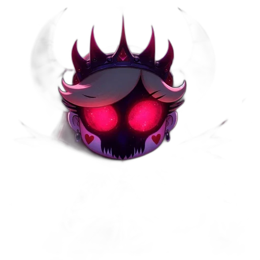 mask, crown, creature, staff, concept art, pixel art, 3d render, fantasy art transparent PNG cut-out