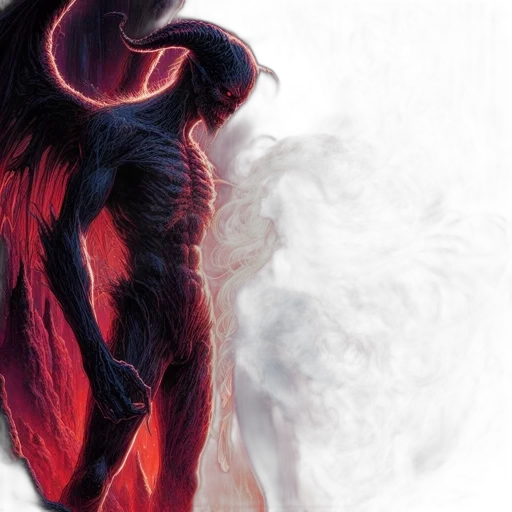 dragon, creature, concept art, fantasy art, comic book art, fire, red, two transparent PNG cut-out