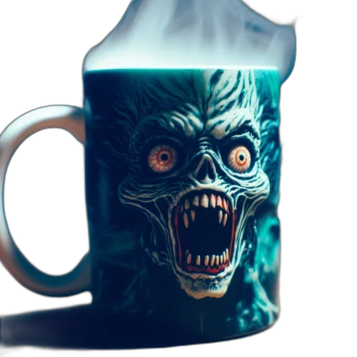 3d render, concept art, fantasy art, photorealistic, mug, featuring, intimidating, face transparent PNG cut-out
