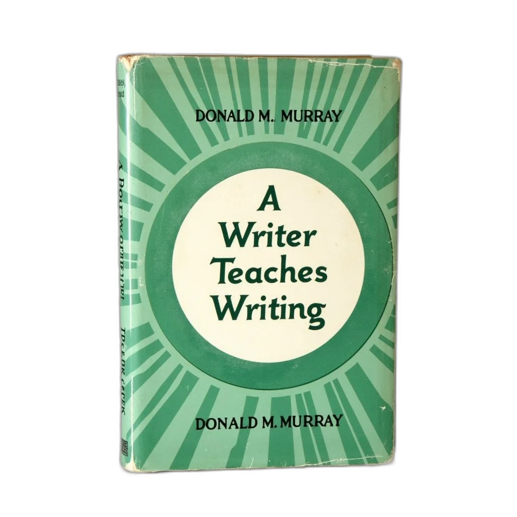 cover, book, writer, teaches, writing, donald, murray, featuring transparent PNG cut-out