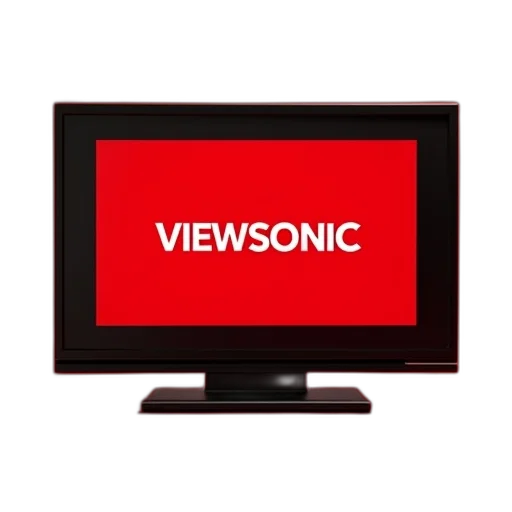 sleek, black, modern, flat-screen, television, red, background, brand transparent PNG cut-out