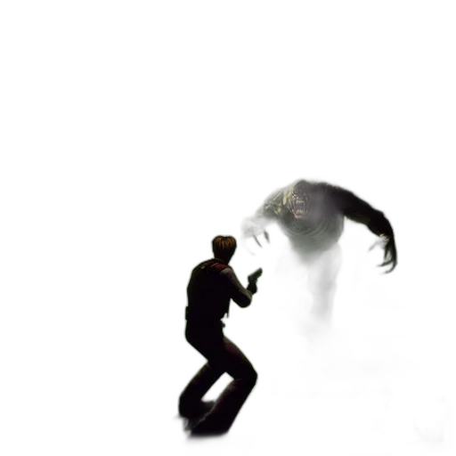 creature, animal, weapon, robot, concept art, 3d render, photorealistic, fog transparent PNG cut-out