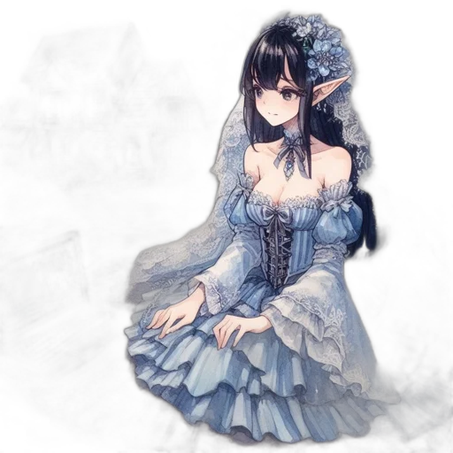 dress, mask, dragon, jewelry, fantasy art, concept art, anime, pixel art transparent PNG cut-out