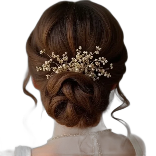 crown, hair, jewelry, dress transparent PNG cut-out