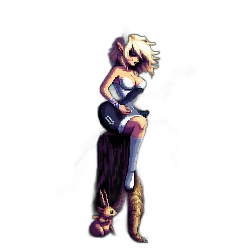 dress, staff, mask, robot, concept art, fantasy art, pixel art, comic book art transparent PNG cut-out