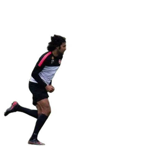 shoes, 3d render, two, soccer, players, black, white, uniforms transparent PNG cut-out