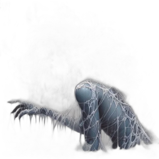 creature, animal, mask, hair, concept art, fantasy art, photorealistic, watercolor transparent PNG cut-out