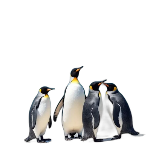animal, staff, 3d render, concept art, pixel art, photorealistic, snow, monochrome transparent PNG cut-out