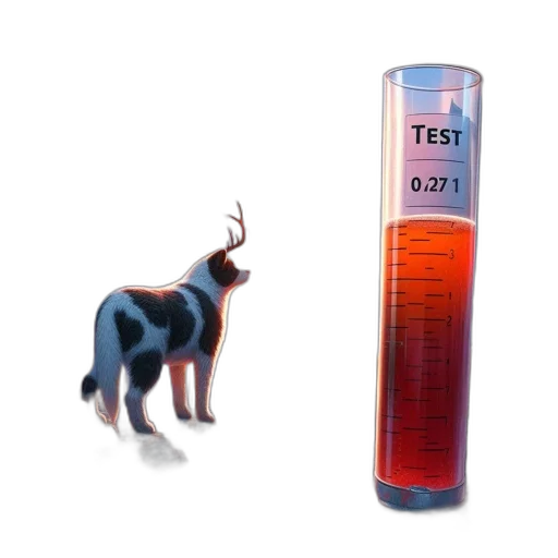 animal, 3d render, serene, mountainous, landscape, during, sunset, deer transparent PNG cut-out