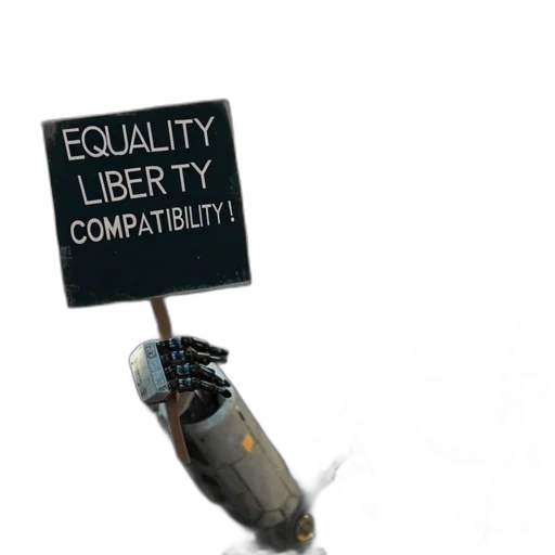 robot, weapon, umbrella, car, cyberpunk, 3d render, metallic, humanoid transparent PNG cut-out