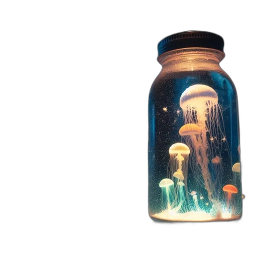 bottle, dress, concept art, 3d render, watercolor, pixel art, underwater, outer space transparent PNG cut-out