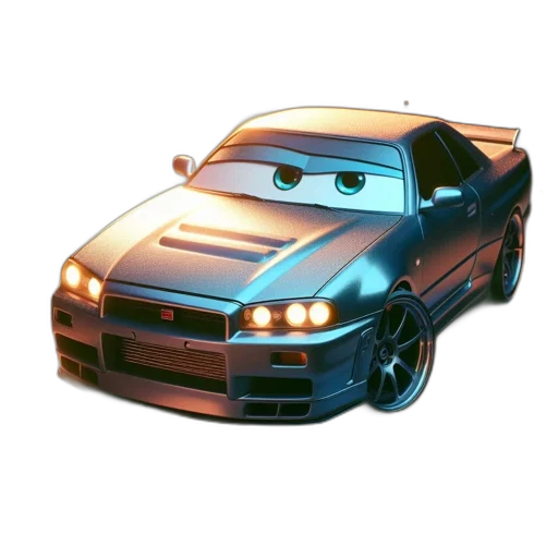 car, weapon, face, robot, 3d render, concept art, cartoon, photorealistic transparent PNG cut-out