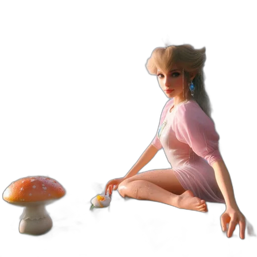 dress, food, robot, hair, 3d render, concept art, photorealistic, pixel art transparent PNG cut-out