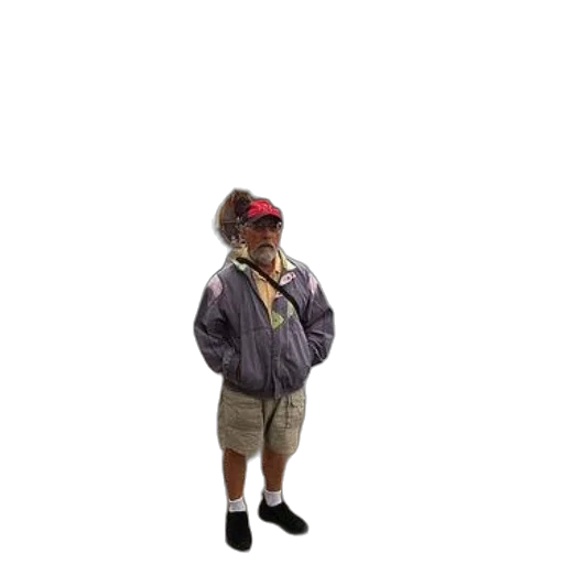 jacket, hat, staff, animal, 3d render, concept art, photorealistic, pixel art transparent PNG cut-out