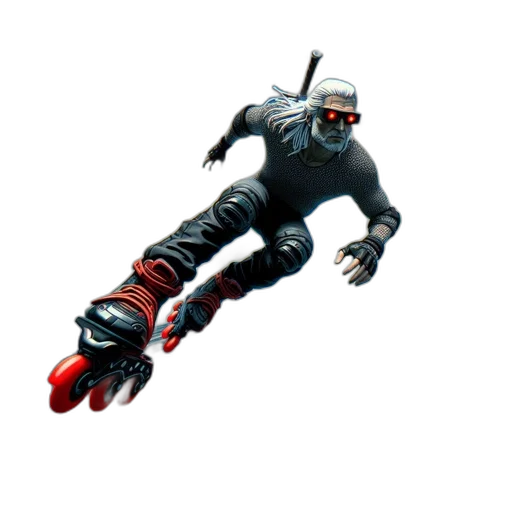 creature, robot, weapon, animal, concept art, 3d render, pixel art, future transparent PNG cut-out