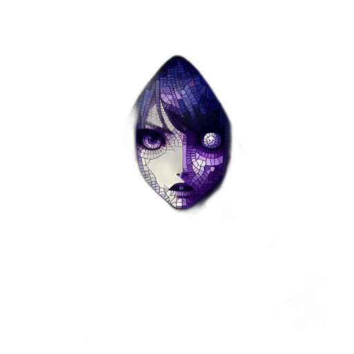 mask, face, jewelry, creature, vaporwave, photorealistic, fantasy art, 3d render transparent PNG cut-out