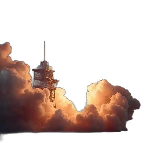 dragon, building, concept art, fantasy art, pixel art, 3d render, outer space, fire transparent PNG cut-out
