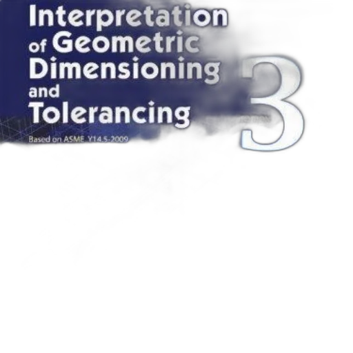 book, cover, titled, interpretation, geometric, dimensioning, tolerancing, blue transparent PNG cut-out