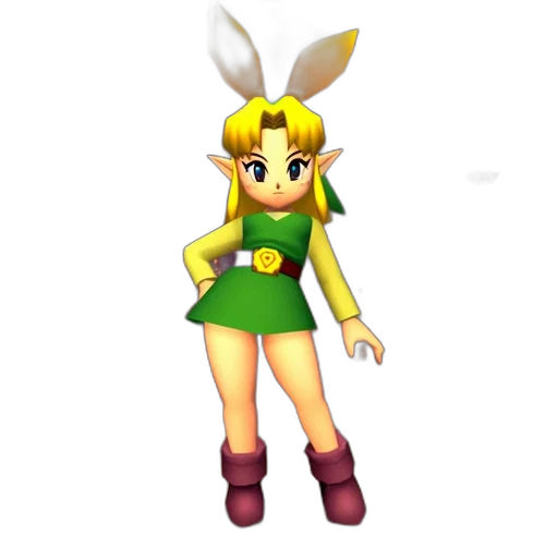 dress, staff, hat, weapon, 3d render, pixel art, concept art, cartoon transparent PNG cut-out