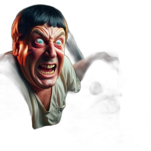 face, mask, creature, photorealistic, concept art, 3d render, comic book art, outer space transparent PNG cut-out