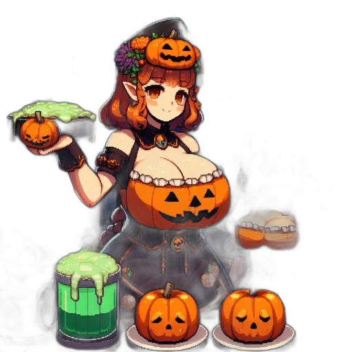staff, food, mask, pixel art, concept art, fantasy art, anime, monochrome transparent PNG cut-out